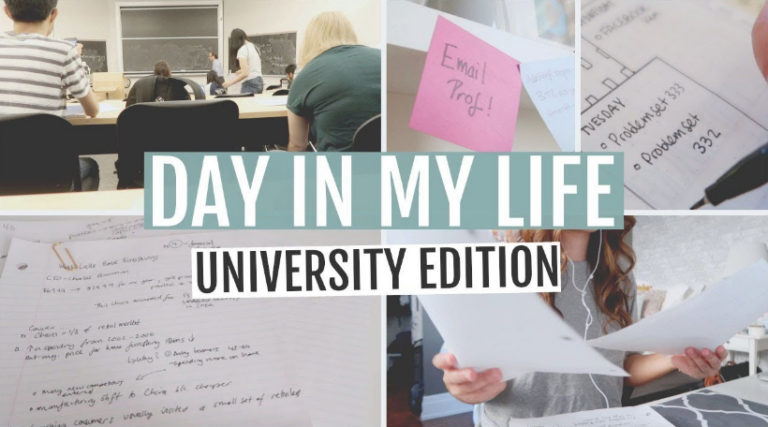 A Day in the Life of a University Student